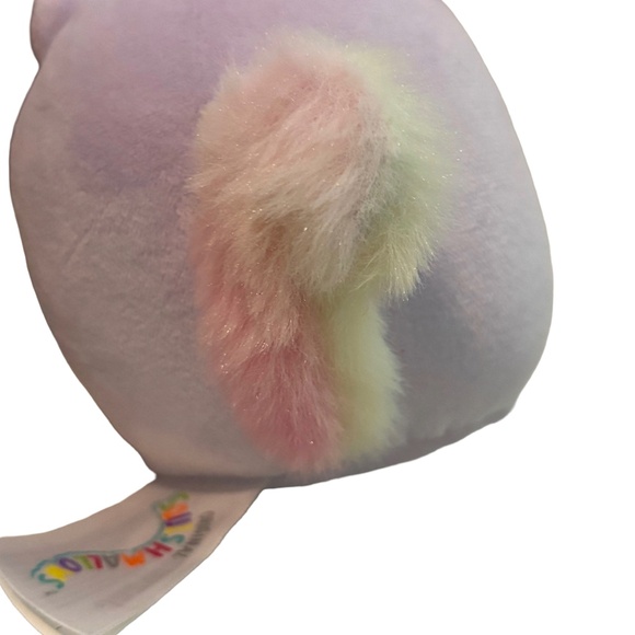 Squishmallows Sydnee 3.5” Clip On NWT Original Kellytoy Purple Unicorn - Picture 5 of 5